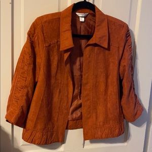 Cute cropped country-style light jacket